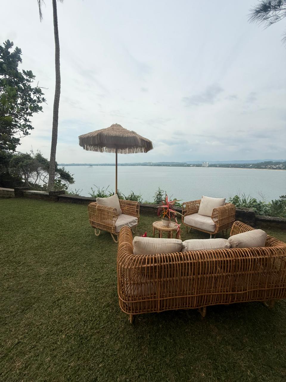 Outdoor Straw Umbrella